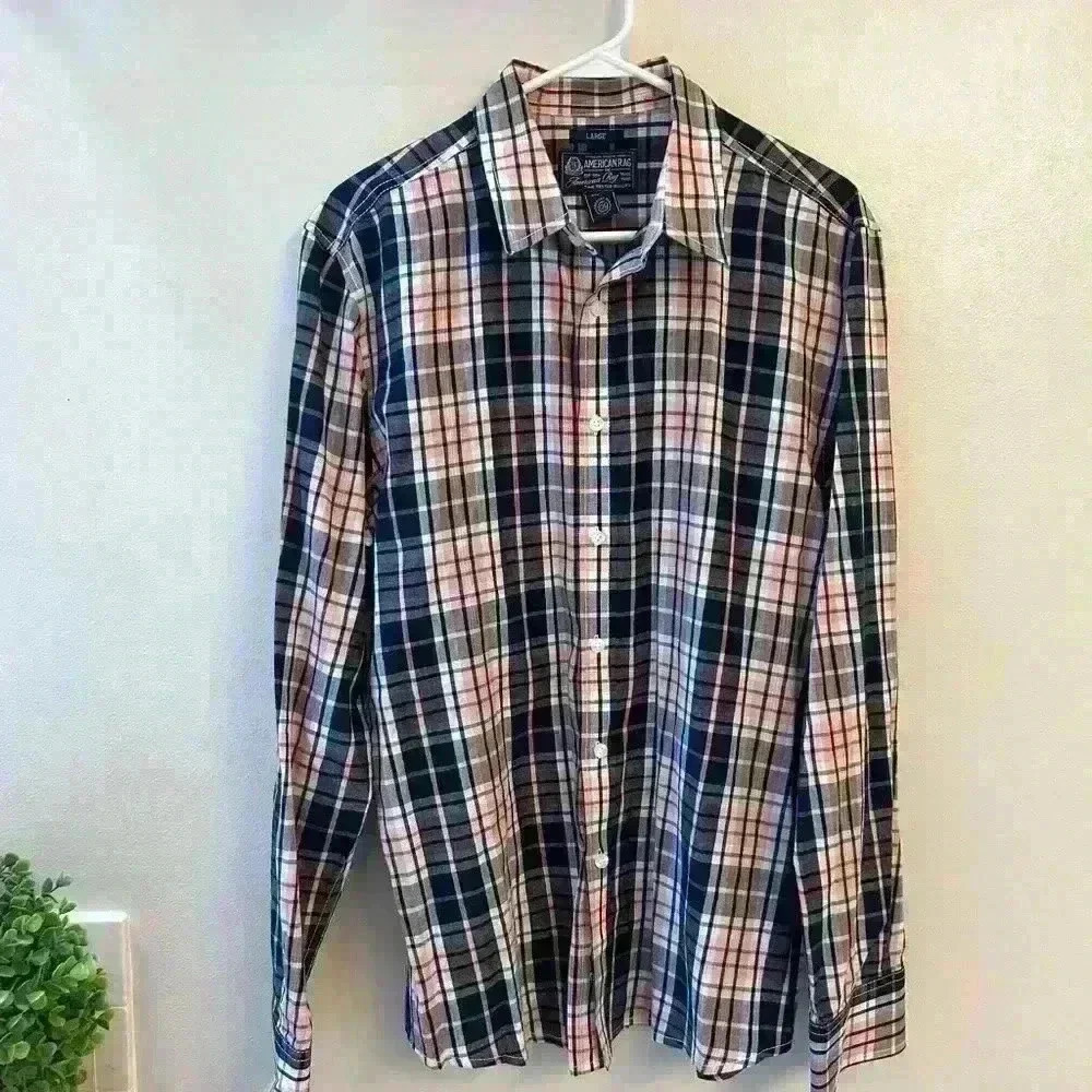 American rag men's button-down size large